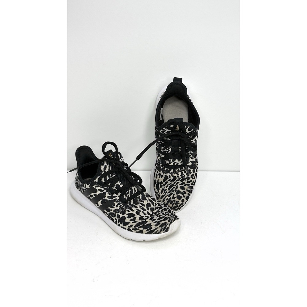 Adidas Women's Swift Run 'Leopard Print' Running Shoes Sz 7.5 Lightweight Comfy